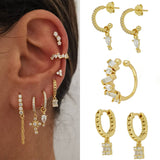Women's Fashion Earrings With Diamonds And Zirconia – Stylish Gifts — 1