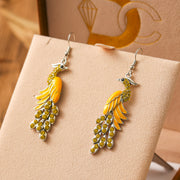 European And American Texture Peacock Earrings – Holiday Gift Ideas — 5