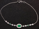 Natural Wood Color Emerald Bracelet – Jewelry Gift Ideas — 3