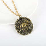 Gold Coin Chain Men's Skull Necklace Pendant – Jewelry Gift Ideas — 1