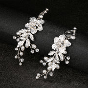 Bridal Earrings Flower Beads Without Piercing – Useful Gifts — 1
