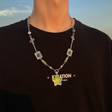 Hip Hop Couple Lucky Star Fortune Necklace – Jewelry Gift Ideas — 4