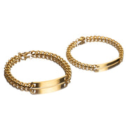 Engraved Titanium Steel Lovers' Day 18K High – Jewelry Gift Ideas — 3