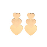 Exaggerated Leaves Layered Earrings Concave Geometric – Stylish Gifts — 3