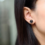 Women's Half Hollow Pattern Stud Earrings – Gifts for Her — 7