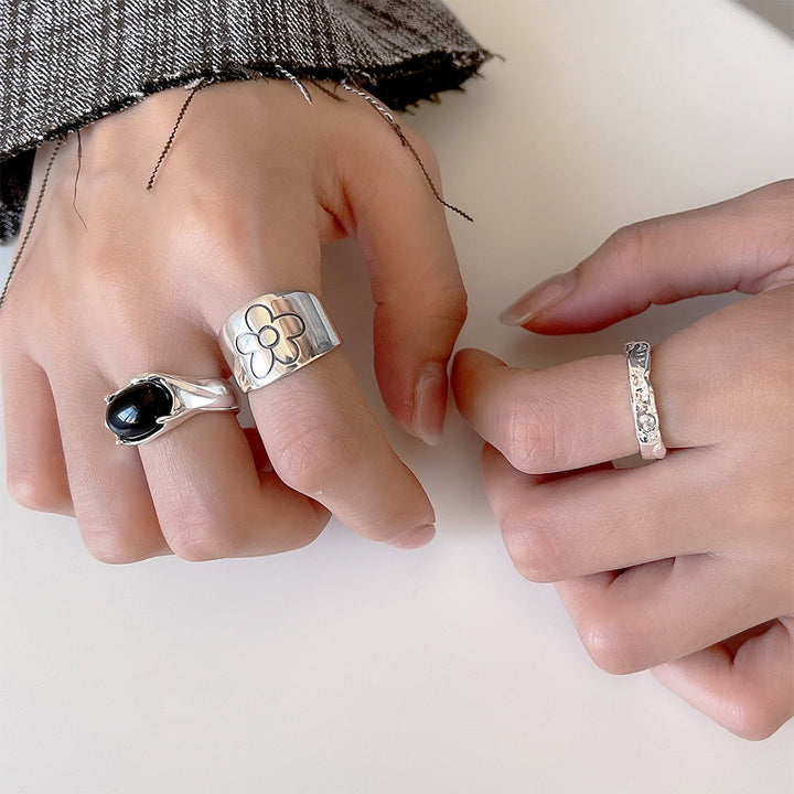 925 Sterling Silver Personality And Fashion Adjustable – Stylish Gifts — 1