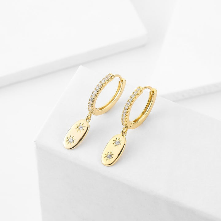 Women's Fashion Octagonal Groove Earrings – Stylish Gifts — 1