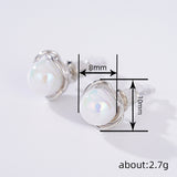 Colorful Imitation Moonstone Earrings Women's Fashion – Stylish Gifts — 4