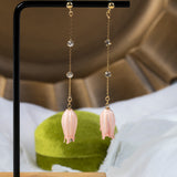 Sweet Long Earrings Zircon French Niche Immortal – Everyday Gifts — 2
