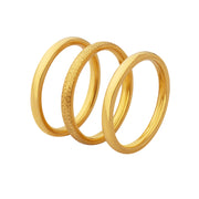 Titanium Steel Fashion Matte Set Ring – Stylish Gifts — 2