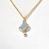 Exquisite Light Luxury Saturn Surround Necklace – Jewelry Gift Ideas — 8