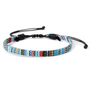 Iridescent Boho Bracelet Original Handmade Cotton – Jewelry Gift Ideas — 19