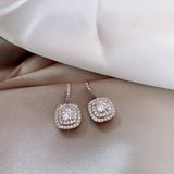 Full Diamond Micro-inlaid Earrings Light Luxury Zircon – Gift Ideas — 5