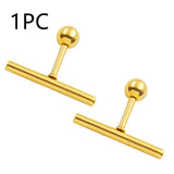 Female Minimalist Long Straight T-pole Stick Earrings – Gifts for Her — 8
