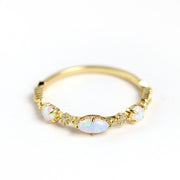 Gold-plated Inlaid Light Luxury Thin Ring – Surprise Gifts — 5