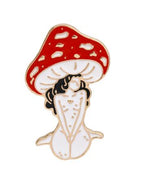 Red Mushroom Girl Alloy Drip Brooch – Jewelry Gift Ideas — 4