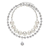 A Niche High-end Fashion Pearl Zircon Necklace – Jewelry Gift Ideas — 3