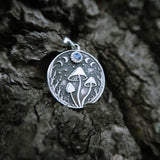 Star Moon Pendant Necklace Mushroom Moonlight – Jewelry Gift Ideas — 1