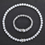 Tennis Necklace 8mm Copper Microinset Zircon – Jewelry Gift Ideas — 3
