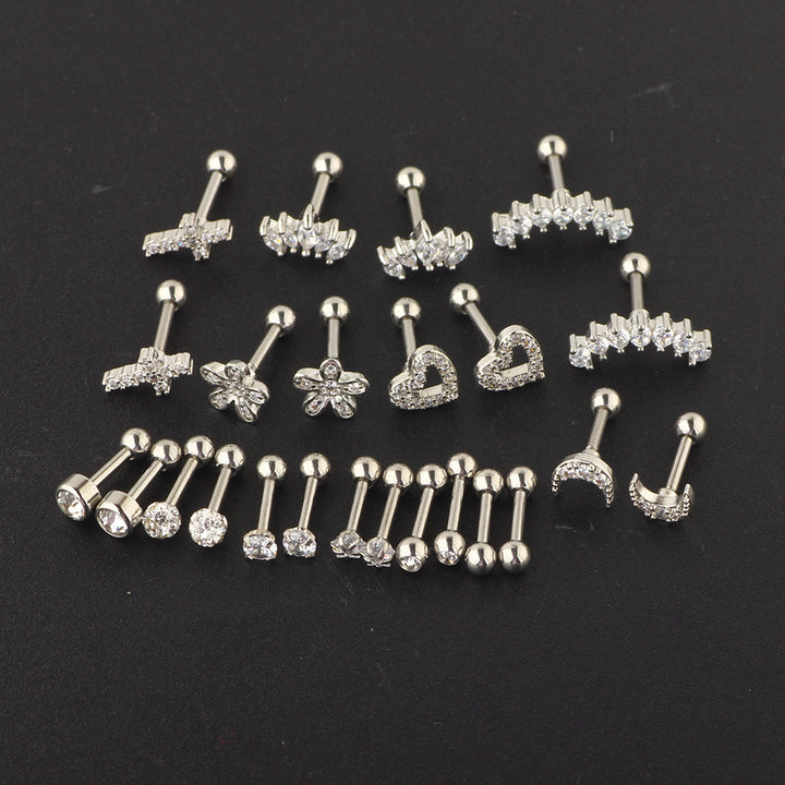 Women's Fashion Zircon Ear Studs – Stylish Gifts — 1