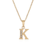 Diamond Necklace With English Letters – Jewelry Gift Ideas — 15