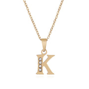 Diamond Necklace With English Letters – Jewelry Gift Ideas — 15