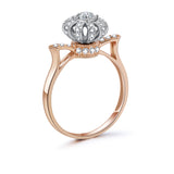 Two Tone Electroplating Crown Rotating Ring – Practical Gifts — 4