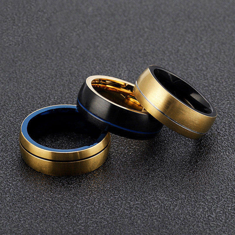 Stainless Steel Men's Ring Titanium Steel Jewelry – Jewelry Gift Ideas — 1