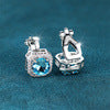 Platinum Super Shiny Square Full Diamond Large Zircon – Gifts for Her — 14