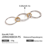 Twin High-grade Simple Bracelet Ring – Jewelry Gift Ideas — 4