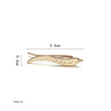 European And American Earrings Simple Leaf Alloy – Practical Gifts — 4