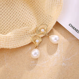 Silver Needle French Vintage Court Style Pearl Drop – Stylish Gifts — 5