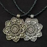 Women's Double Sided Mandala Flower Pendant – Jewelry Gift Ideas — 8