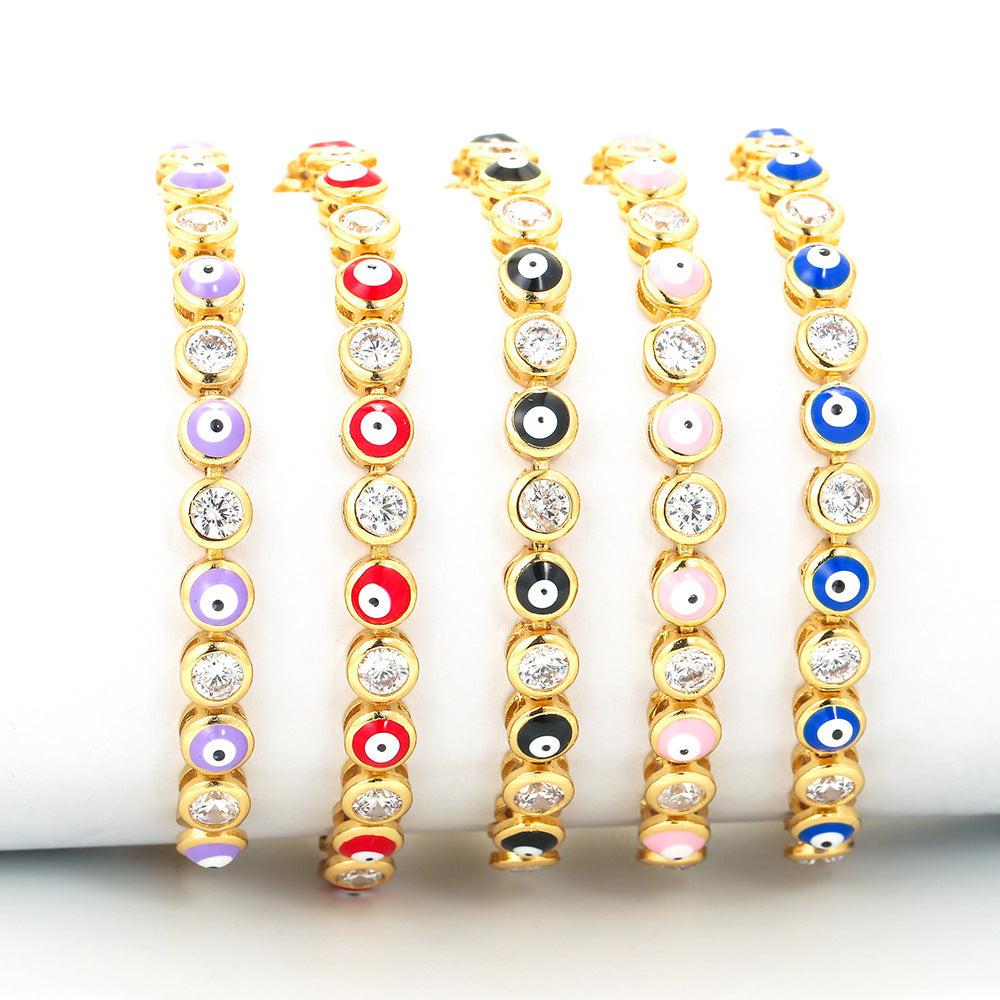 Women's Eye Rainbow Zircon Telescopic Adjustable – Jewelry Gift Ideas — 1