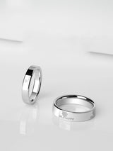 Four-leaved Grass Ring Tungsten Gold Couple – Gifts for Couples — 3