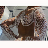 Shiny Multilayer Rhinestone Body Chain Nightclub – Unique Gift Ideas — 3
