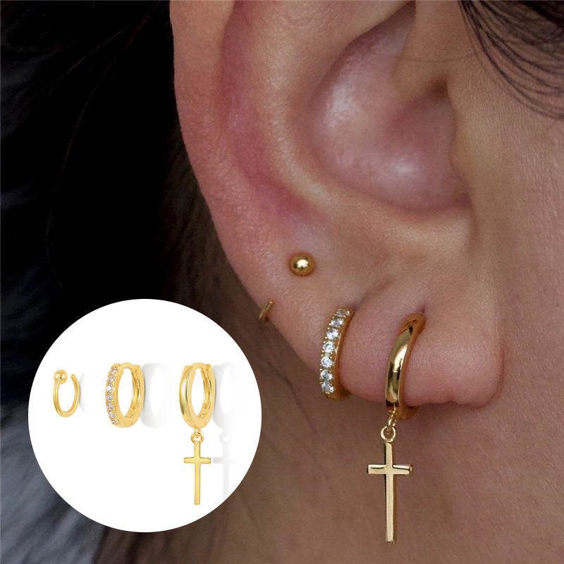 Women's Fashion Irregular Geometric Diamond Earrings – Stylish Gifts — 1