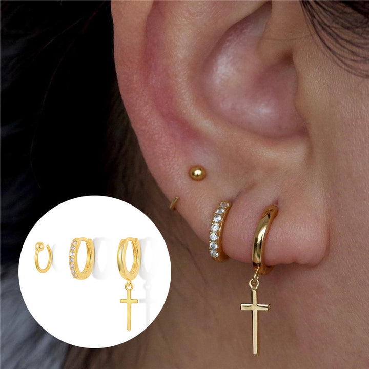 Women's Fashion Irregular Geometric Diamond Earrings – Stylish Gifts — 1