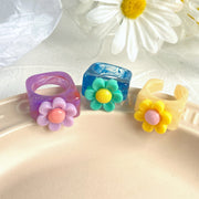 Women's Fashion Niche Personality Resin Ring – Stylish Gifts — 1