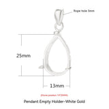 925 Sterling Silver Pendant Silver Ring Holder – Jewelry Gift Ideas — 7