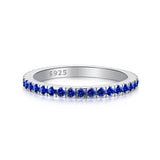 Women's Gypsophila Colored Zircon Single Row Sterling – Gifts for Her — 8