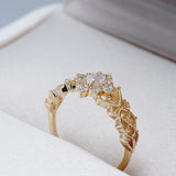 First Snow Crystal Gorgeous Ring Natural Moonstone – Small Gift Ideas — 2