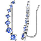 Big Dipper Zircon Stud Earrings Color Simple Diamonds – Everyday Gifts — 5