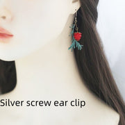 Raspberry Vintage Berry Mori Style Leaves Distressed – Stylish Gifts — 12