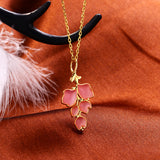 Jewelry Silver Maiden Heart Enamel Petal Pendant – Jewelry Gift Ideas — 2