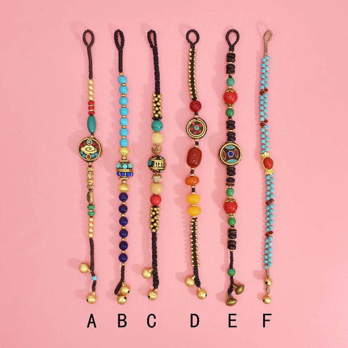 Bohemian Ethnic Style Hand-woven Bell Bracelet – Stylish Gifts — 2