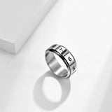 Decompressed Rotating Titanium Steel Arabic Numeral – Thoughtful Gifts — 3