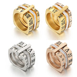 Fashion Roman Numeral Stainless Steel Ring – Stylish Gifts — 3