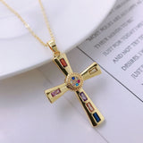 Niche Personality Hip Hop Mens Cross Necklace – Jewelry Gift Ideas — 5