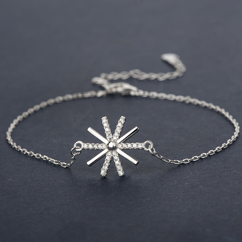 SUNFLOWER Bracelet Retro Minority Snowflake – Jewelry Gift Ideas — 1